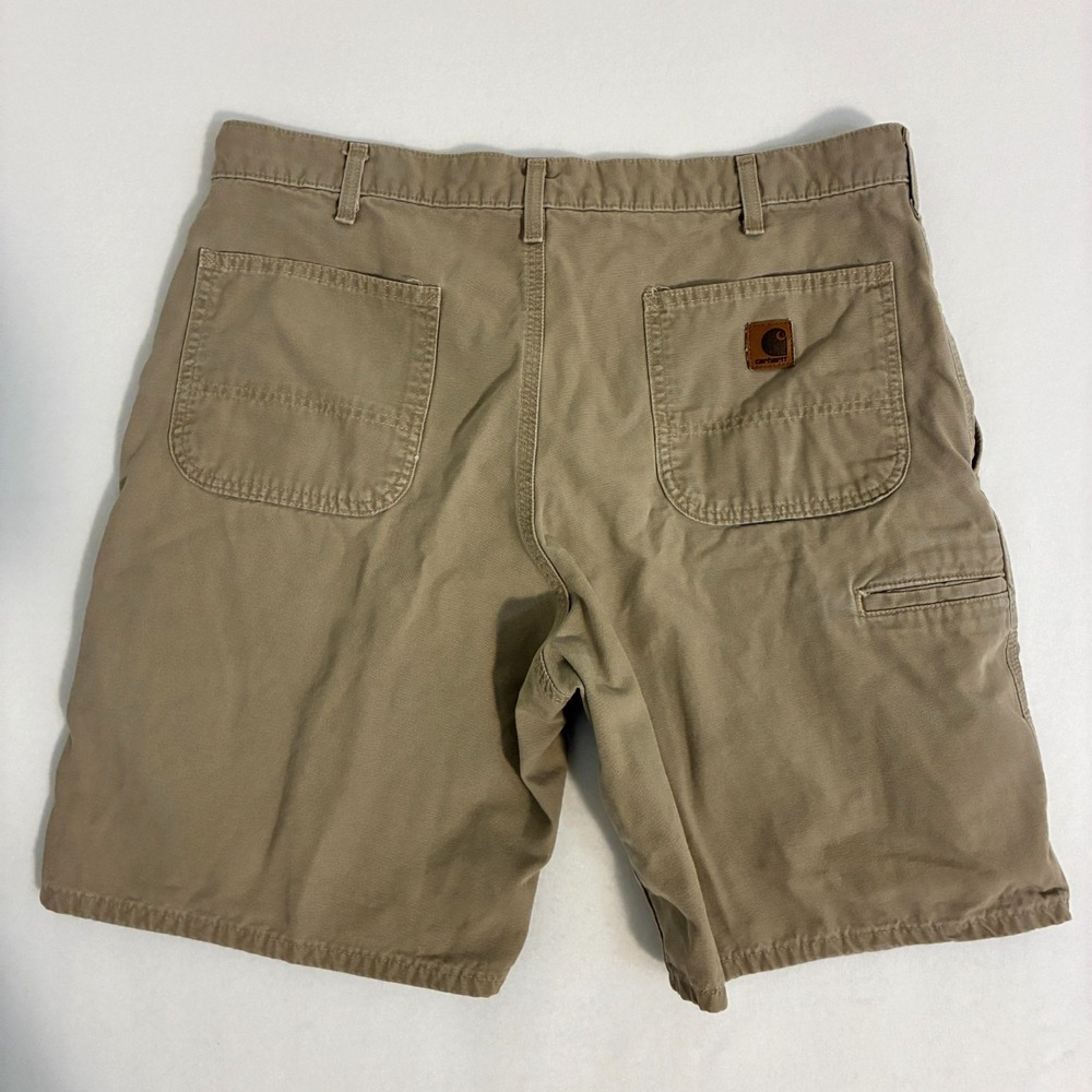 Carhartt Shorts Mens Size 38 Canvas Cargo 9" Inseam Work Utility Hamilton B203